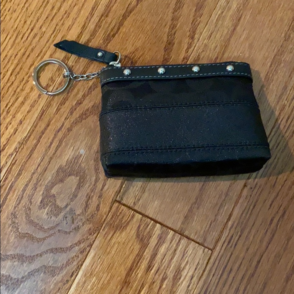 Black Coach coin purse
